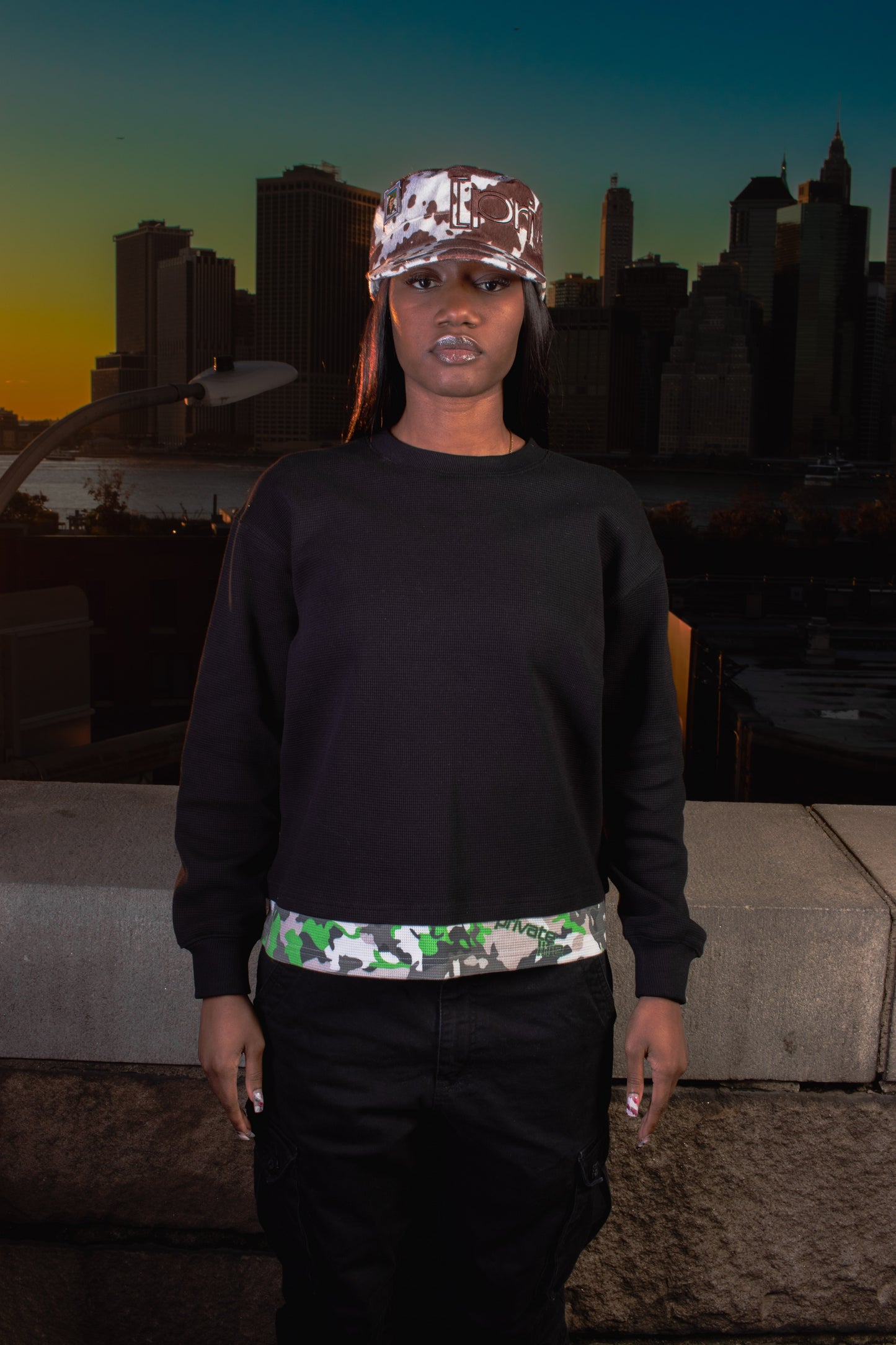 Green Camo Polar Thermal